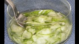 How to make an Easy and Tasty Danish Cucumber Salad  Agurksalat [upl. by Mattox]