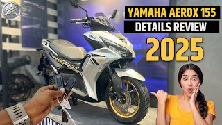 Yamaha Aerox 155 New Model 2025 Reviews  Special Edition Aerox 155  Yamaha Aerox 2025 Model Review [upl. by Ameer827]