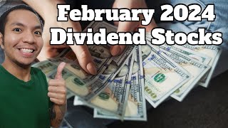 February 2024 Dividend Paying Stocks [upl. by Abrahamsen]