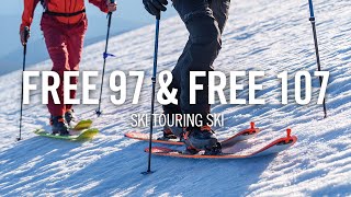 Free 97 amp Free 107  Stable and lightweight free touring ski  DYNAFIT [upl. by Asiul]