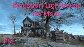 Kingsport Lighthouse Settlement Tour PS5 no mods Fallout 4 [upl. by Krishna]