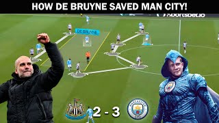 Newcastle vs Man City  Post Match Analysis  De Bruyne vs Newcastle [upl. by Labanna]