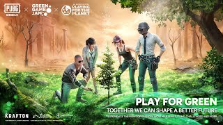 PUBG MOBILE  Play For Green  Official Trailer [upl. by Bouchier]