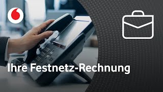 Vodafone Business Ihre FestnetzRechnung [upl. by Anuayek]