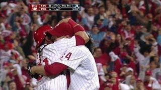 Halladay finishes off a nohitter in Game 1 of the 2010 NLDS [upl. by Fabiolas245]