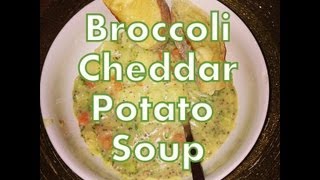 Broccoli Cheddar Potato Soup [upl. by Nylime]