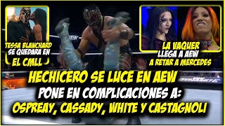 VAQUER vs MONÉ  MÍSTICO ACEPTABLE  HECHICERO SE LUCE vs Ospreay Cassady White y Castagnoli [upl. by Edgell]