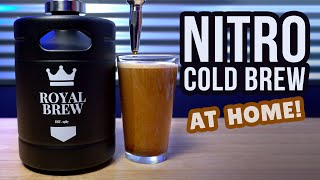 How to Make Nitro Cold Brew Coffee at Home with Royal Brew [upl. by Elrahc]