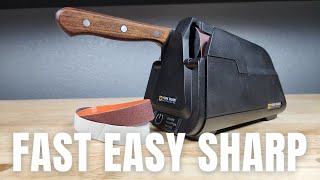 THE BEST ELECTRIC KNIFE SHARPENER WORKSHARP E5 PROFESSIONAL ELECTRIC KITCHEN KNIFE SHARPENER REVIEW [upl. by Ahsoik703]