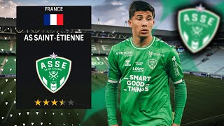 On CONSTRUIT l AS SAINT ETIENNE de DEMAIN sur FC24   LE PROJET [upl. by Sualk]