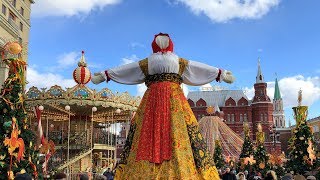 The Moscow Maslenitsa festival 2019 [upl. by Yvaht]