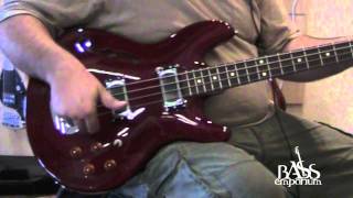 Lakland Hollowbody Bass Demo [upl. by Aidnahs]