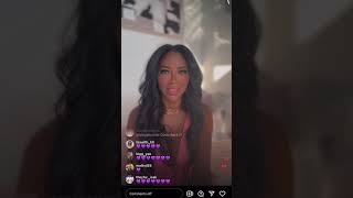 Kenya Moore Goes On IG Live To Combat The Rumors amp Slight Shade kenyamoore RHOA bravo [upl. by Aydni]