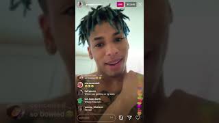 NLE Choppa goes Live on Blasian IG [upl. by Krusche]