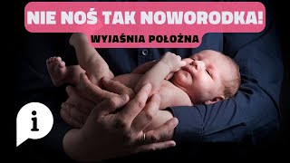 Nieprawidłowe noszenie noworodka  3 najczęstsze błędy w pozycji quotfasolkiquot ⚠️ [upl. by Rance217]