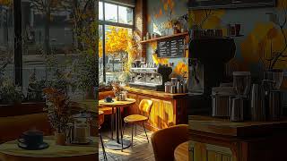 Cozy Autumn Café with Smooth Jazz 🎶 Perfect Ambience for Work Study and Relaxation [upl. by Luz]