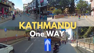 KATHMANDU New Updated ONE WAY Drive GUIDE 2023🇳🇵DurbarMarg  Kamaladi Gusingal [upl. by Adele]