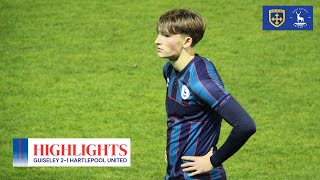 Youngsters taste defeat in FA Youth Cup 🏆  Guiseley 21 Hartlepool United [upl. by Iruyas]