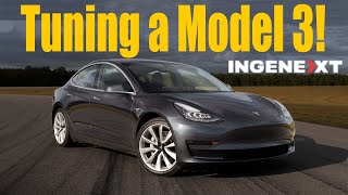 Tesla Model 3 Tuned Boosting The Power With Ingenext [upl. by Arleta35]