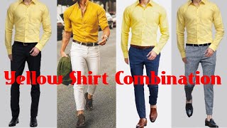 Best Pant Shirt Combination  Yellow Shirt Combination Ideas  by Look Stylish [upl. by Rases]