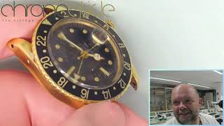 Rolex GMTMaster ref 1675  Uncut Live stream [upl. by Ainala137]