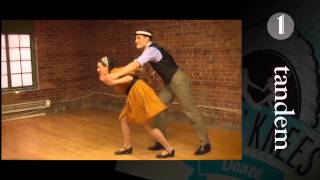 Tandem Charleston with Beginner Entrance and Exit  4th week with Bees Knees Dance [upl. by Reifel807]