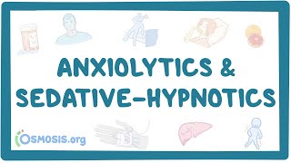 Pharmacology Neuroscience 1 Module  Sedative amp Hypnotics amp anxiolytics [upl. by Eicyal]