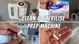 How to Clean amp Sterilise the Prep Machine 🧼  First Time Mum UK [upl. by Soalokin207]