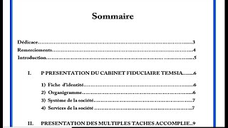 كيفاش ندير Rapport de stage [upl. by Onitnelav]