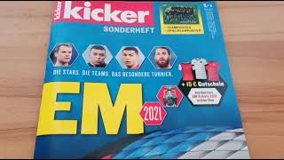 Das Kicker Sonderheft zur EM 2021 [upl. by Illak]