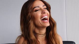 Interview with Eleni Foureira from Cyprus  Eurovision in Lisbon 2018 [upl. by Notyard]