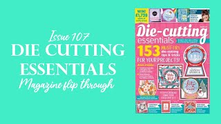 Issue 107 Die Cutting Essentials Magazine CraftStashcoukTV [upl. by Shewmaker]