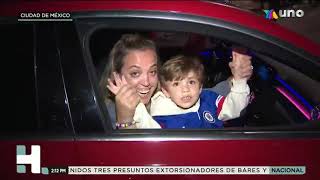 Pachanga en el Ángel de la Independencia tras triunfo del Cruz Azul [upl. by Bruno]