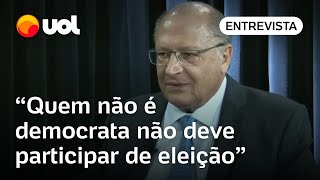 Bolsonaro é um desocupado diz Geraldo Alckmin [upl. by Inness352]