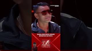 suara Kris Bah 😎😎😎 music thevoice xfactorid judika cover [upl. by Zealand]