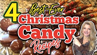 4 Incredible CHRISTMAS CANDY RECIPES You MUST TRY  HOLIDAY SWEET TREATS You Dont Want To Miss [upl. by Alyose]