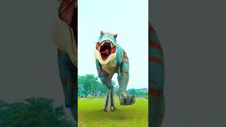 TRex Dinosaur Superhero Fight in Jurassic World jurassicworld dinosaur [upl. by Asertal]