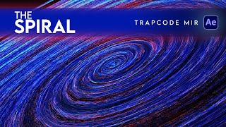 Animated Spiral Background with Trapcode Mir  After Effects Tutorial  Free Download [upl. by Acassej]