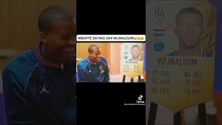 Mbappe saying gini Wijnaldum😂 [upl. by Martinsen301]