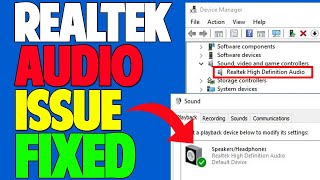 Fix Realtek HD Audio Manager Missing from Windows 10 [upl. by Sumetra]