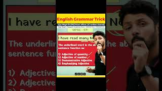 Adjectives in english grammar shorts mpscexam englishgrammar english ajaywaghsir [upl. by Hampton]