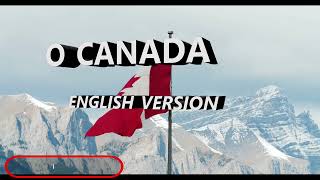 O Canada  The Canada National Anthem  English Version with Lyrics [upl. by Inahpets]