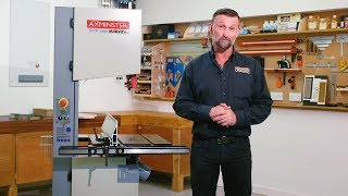 Bandsaw  Axminster Trade HW615E Bandsaw  Machine Overview [upl. by Avehstab]