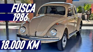 Fusca 1600 ANO 1986 Bege Vime COM APENAS 18000 KM [upl. by Box]