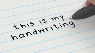 I Mastered Perfect Handwriting in 24 Hours [upl. by Esinnej]