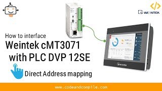 Lesson 3 Interfacing Weintek HMI with Delta PLC [upl. by Leifeste]