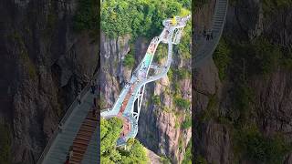 Ruyi Bridge China Shenxianju Scenic Area 神仙居景区 如意桥 bridge tourism mountains [upl. by Nysila]