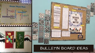 Bulletin board ideas  Soft board decoration ideas  DIY Classroom board decoration [upl. by Damiani]