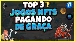 TOP 3 JOGOS NFTS PAGANDO EM 2024  GRÁTIS PARA JOGAR E GANHAR [upl. by Sandye]