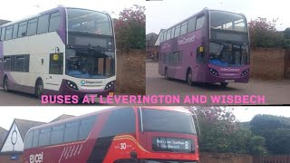 Buses at Leverington and Wisbech FOOTAGE TAKEN FROM APRIL 2024 [upl. by Reedy]